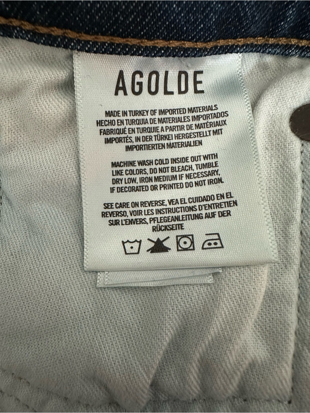 AGOLDE • Riley Crop in Divided - Picture 9 of 9